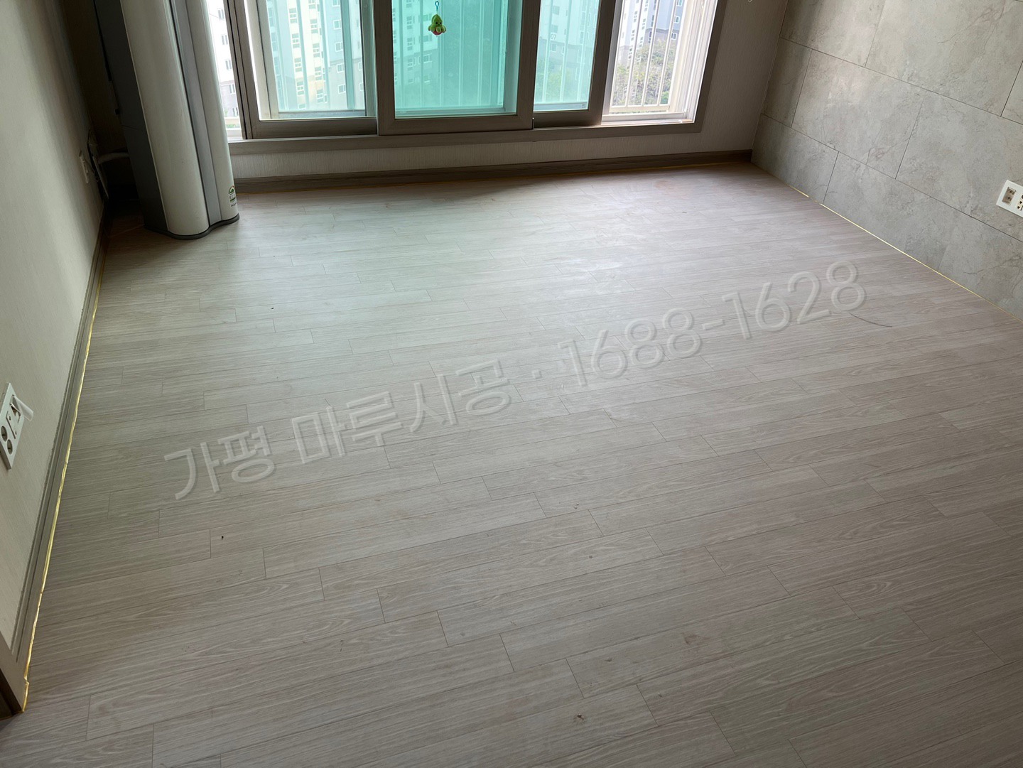 가평 상면 바닥공사 마루시공업체 강마루 스타 하이마루 워시오크 아파트 시공 완료