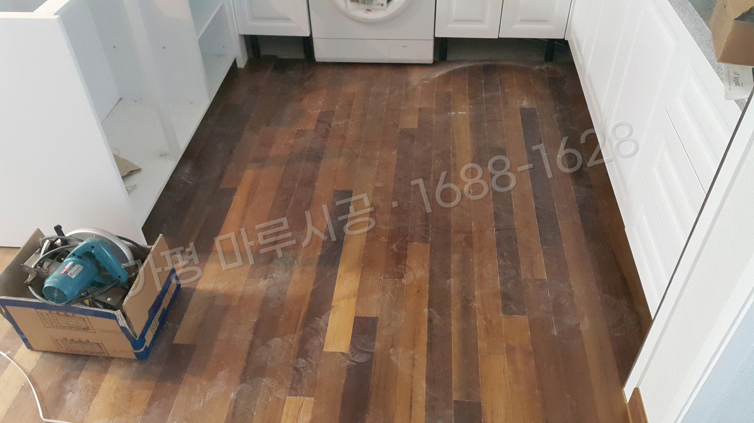 가평 북면 바닥공사 마루시공업체 온돌마루 이건 제나 티크 아파트 시공 후