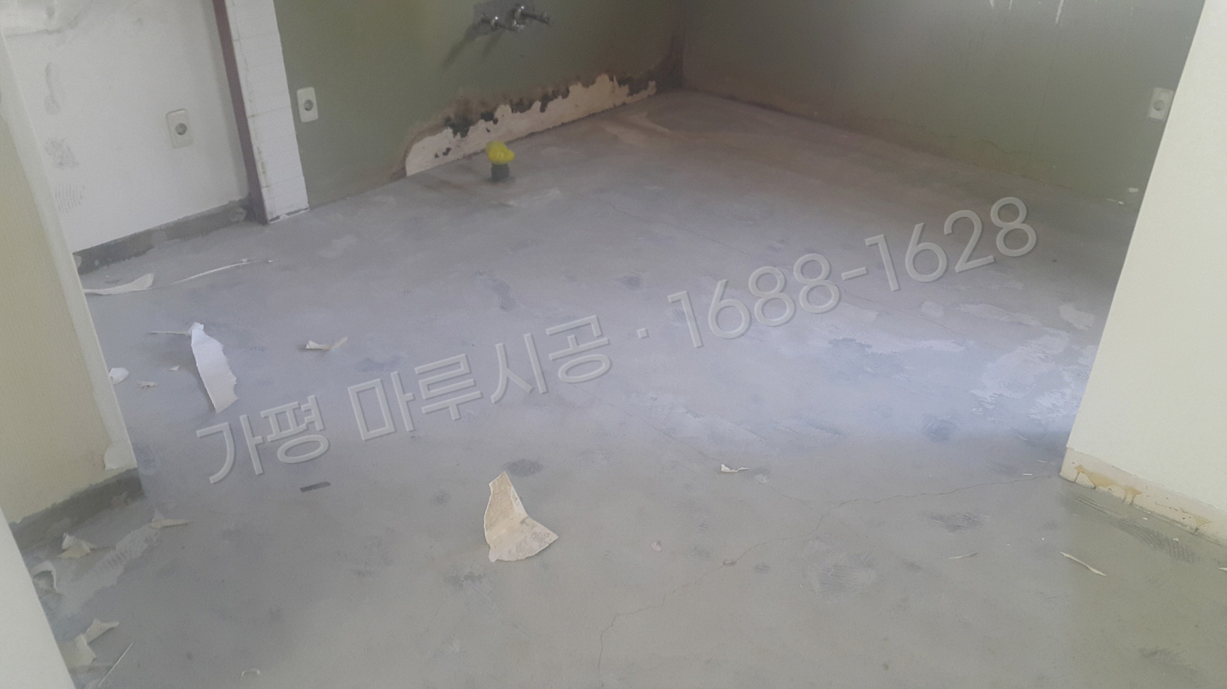 가평 설악면 바닥공사 마루시공업체 강마루 한솔 울트라 내츄럴오크 아파트 시공 전