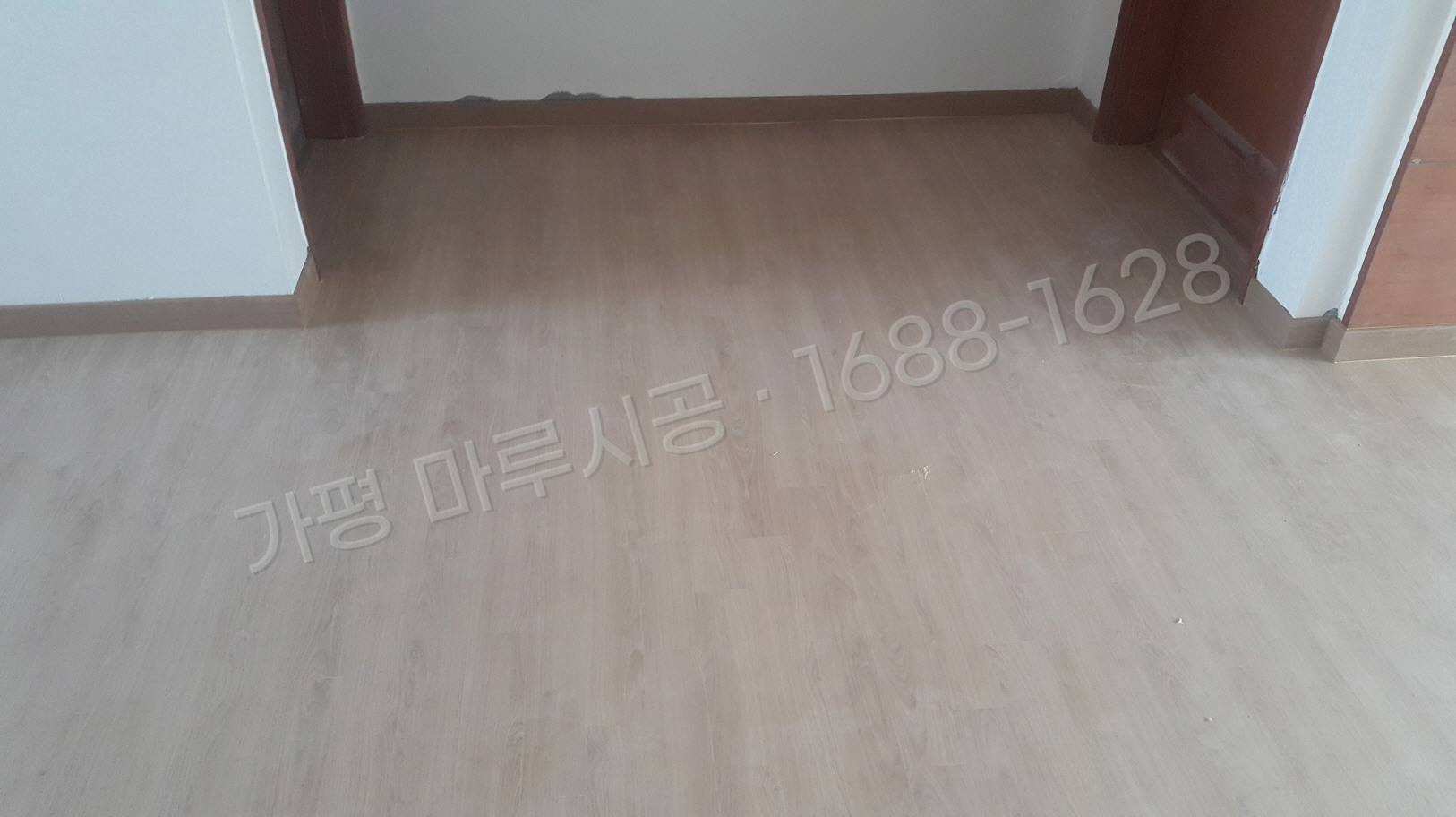 가평 설악면 바닥공사 마루시공업체 강마루 한솔 울트라 내츄럴오크 아파트 시공 후