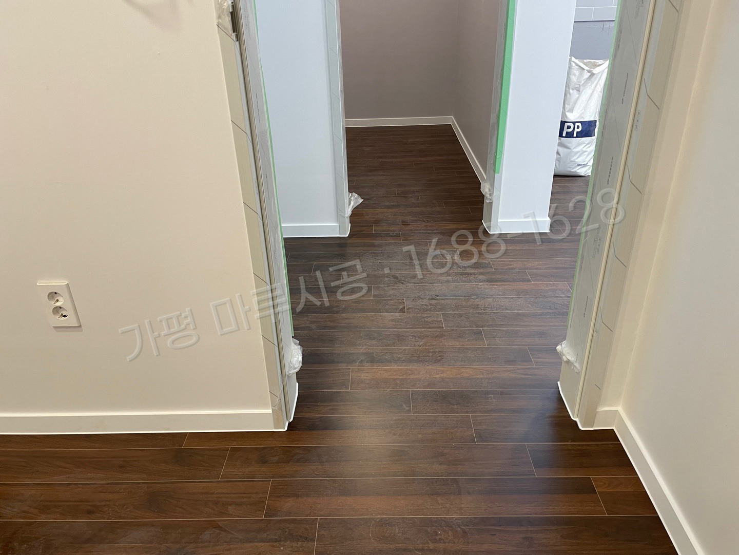 가평 가평읍 바닥공사 마루시공업체 강마루 스타 하이마루 쇼콜라 단독주택 시공 후
